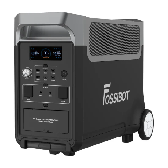 Fossibot 1.8h Fast Charging 110V/220V AC Output 3600W Adjustable BMS UPS Protection Portable Power Station Solar Generator