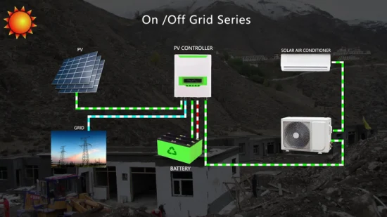 up to 100% Power Saving Green Energy Mini Split Hybrid Solar Air Conditioner