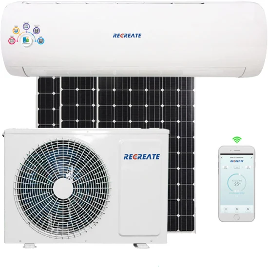 24000BTU Wholesale Inverter Cooling Heating Split Type DC off Grid Portable Solar Panel Air Conditioner